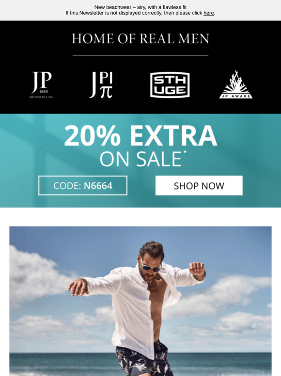 20% extra on sale.  Treat yourself to new styles now!