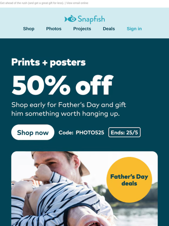⭐ Father’s Day deals—early birds get 50% off