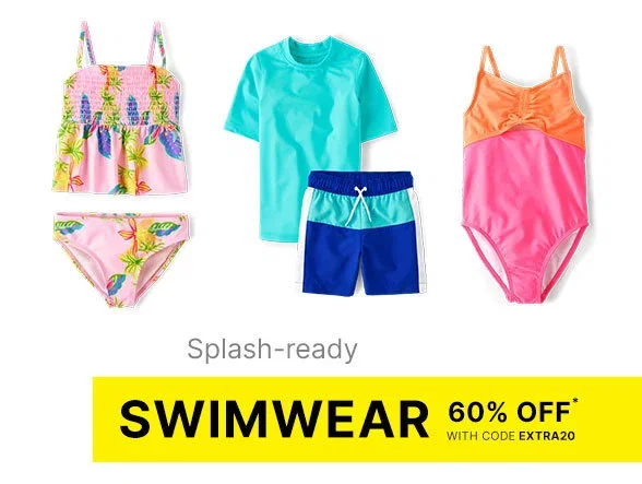 60% of Swimwear with code EXTRA20