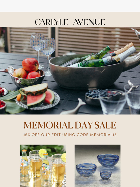 Memorial Day Edit: 15% Off Seasonal Favorites 🇺🇸