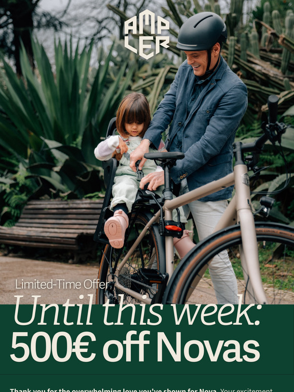Until this week: 500€ Off on Nova & Nova Pro