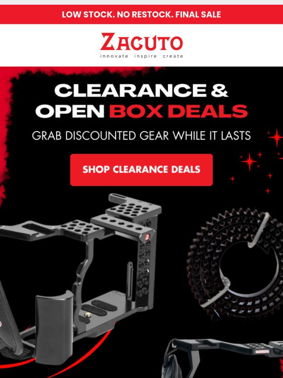 💥 Clearance Gear Drop – Limited Stock, Big Savings 💥