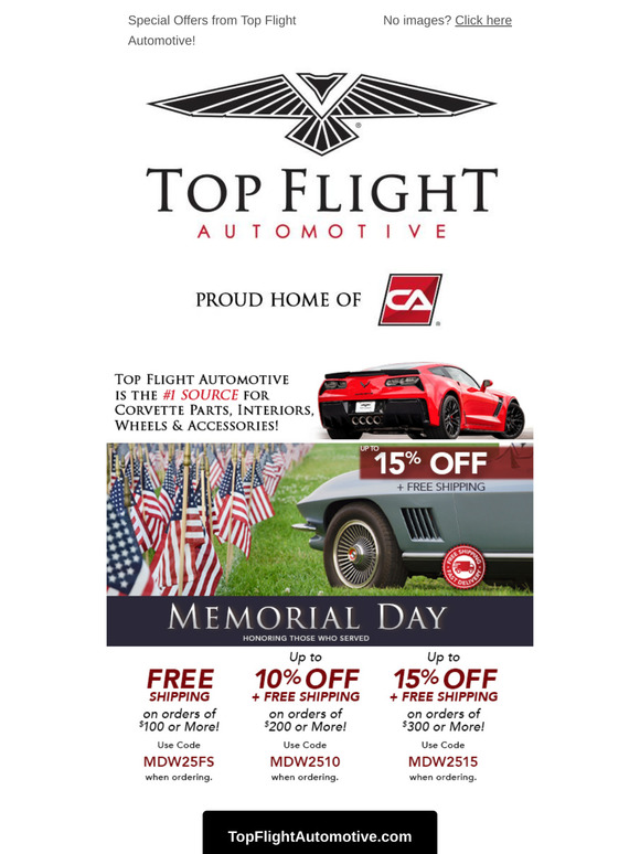 Up to 15% OFF+ FREE Shipping! 🇺🇸 Memorial Day Savings