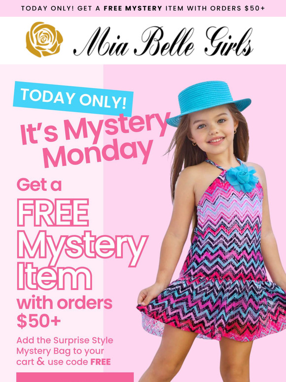 FREE Surprise with Orders $50+! 🎁❓