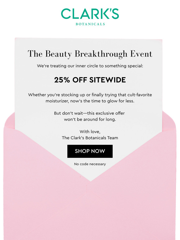 25% OFF EVERYTHING