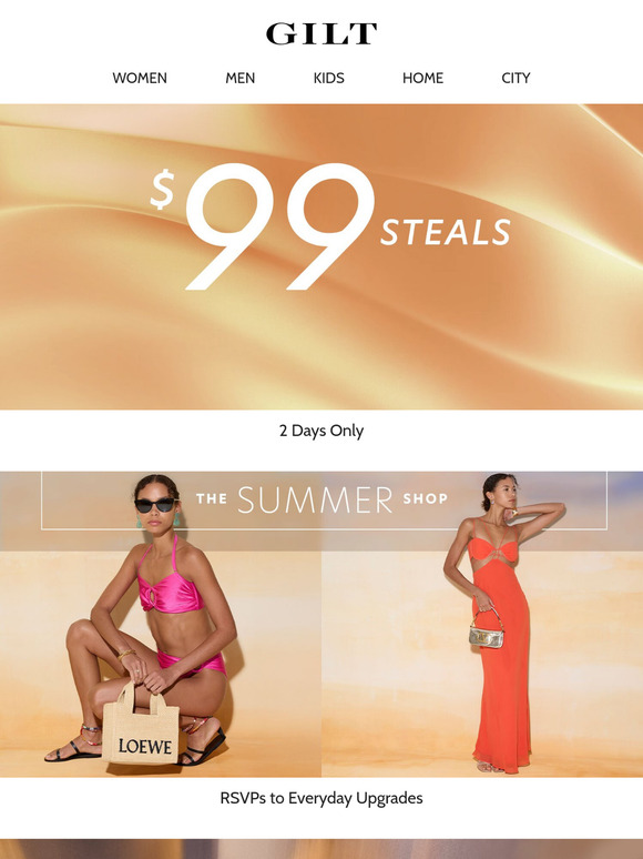 $99 STEALS for 2 DAYS. Run with it.