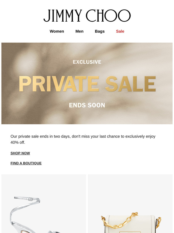 Our Private Sale Ends Soon