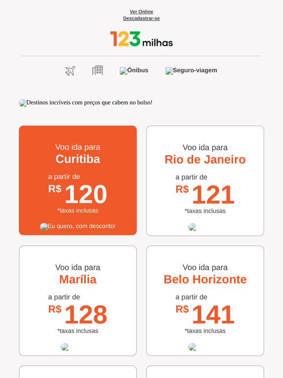 ✈️ Voos incríveis para destinos que valem cada clique!