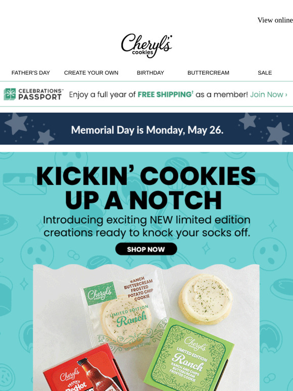 Meet some of our sensational new cookies.