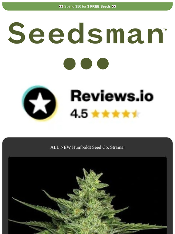 🚨 NEW from Humboldt Seed Co. 🚨