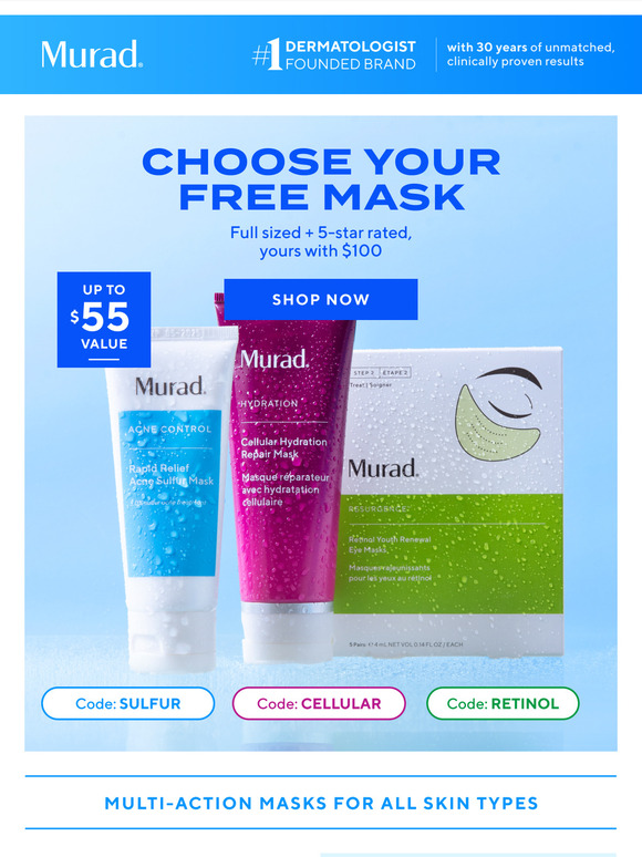 May is for MASKS! Choose your free full-size mask