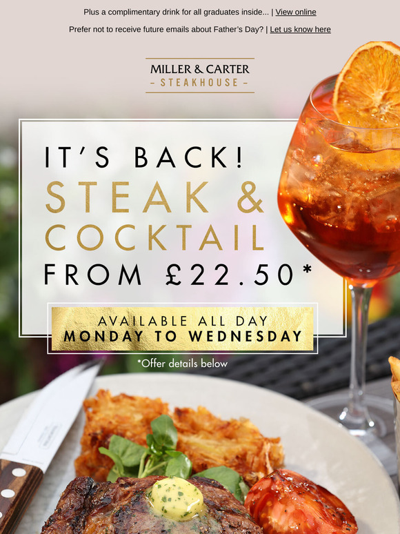 Steak & Cocktail returns 😉