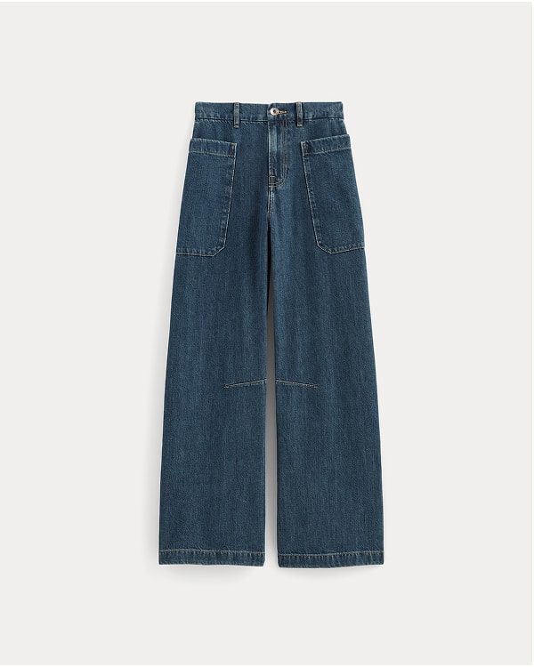 [Image]The Gardener Pull-On Jean | Mid Indigo