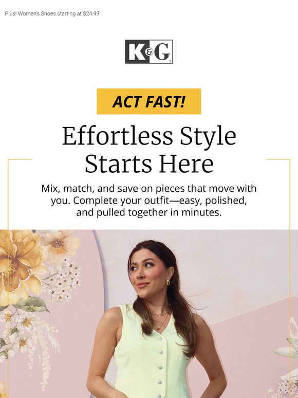 Buy 1 Get 1 50% Off? That’s a Style Win.