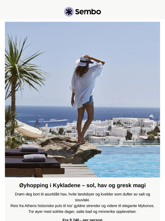 🇬🇷 Bestill sommerens øyhopping i Hellas – Athen, Ios & Mykonos venter