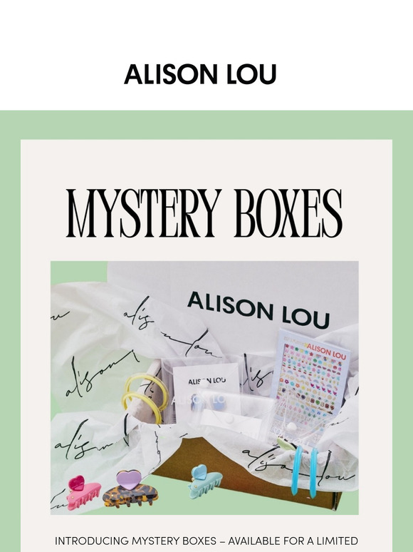 INTRODUCING: MYSTERY BOXES