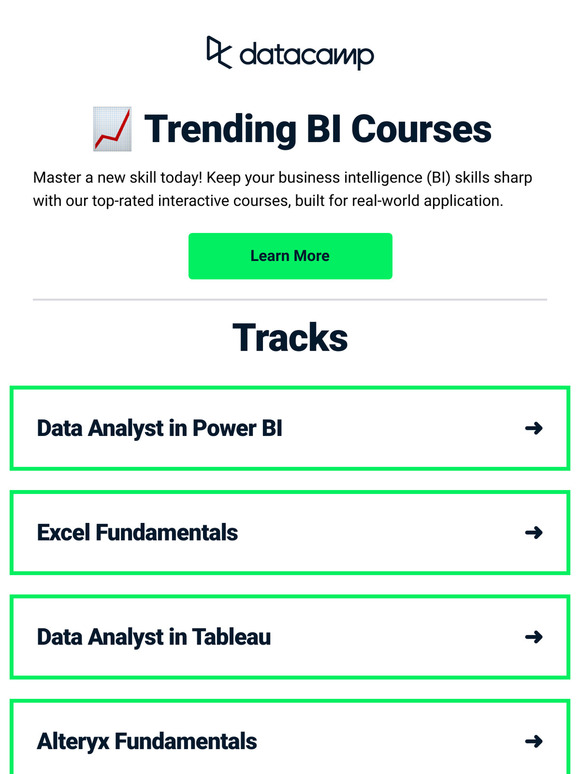 Trending Now: Tableau, Power BI & more