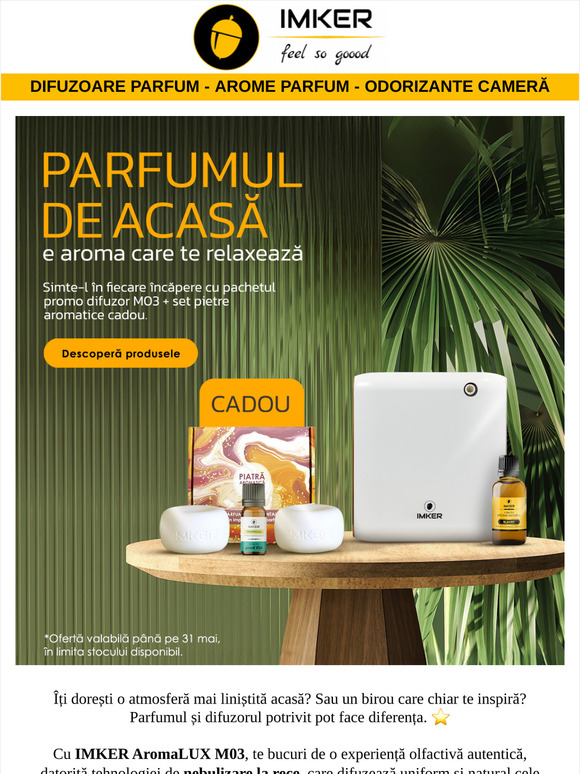 AromaLUX M03 îți aduce un cadou special 🤭