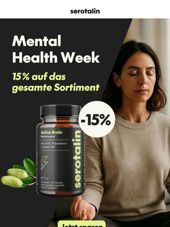 Mental Health Week startet - 15 % auf alles ! 🥳