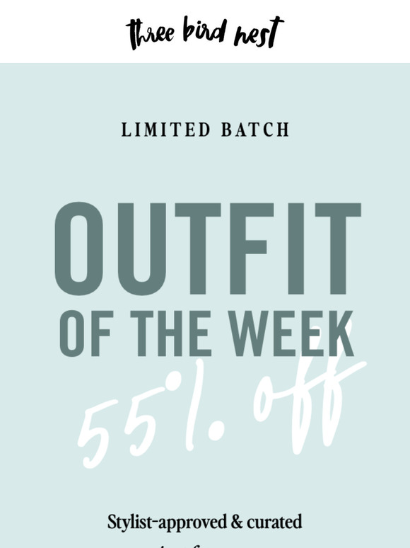 Your curated outfit, now 55% off