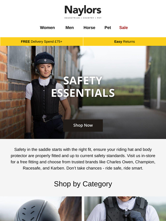 Safety Essentials | Free Fitting In-Store