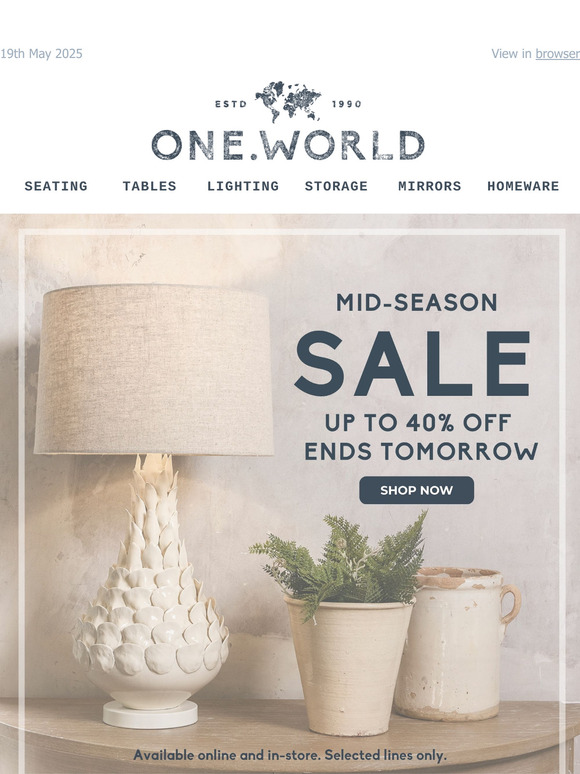 Final Hours: Don’t Miss Up to 40% Off