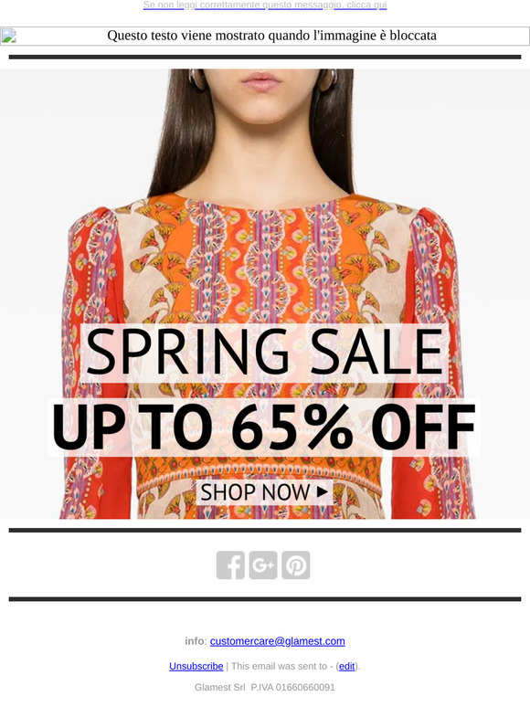 Starts now: Spring Sale up to 65% off