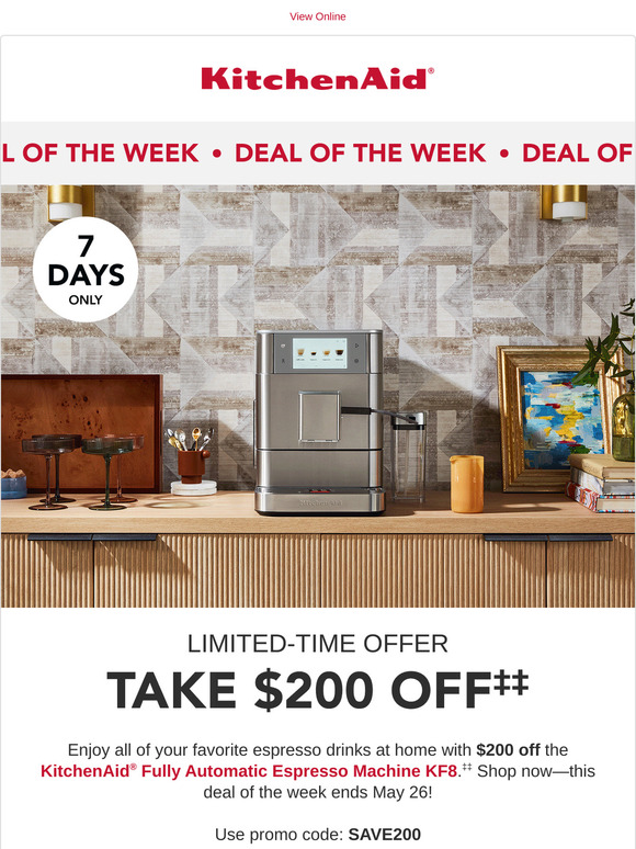 ☕ Save $200 on select Fully Automatic Espresso Machines