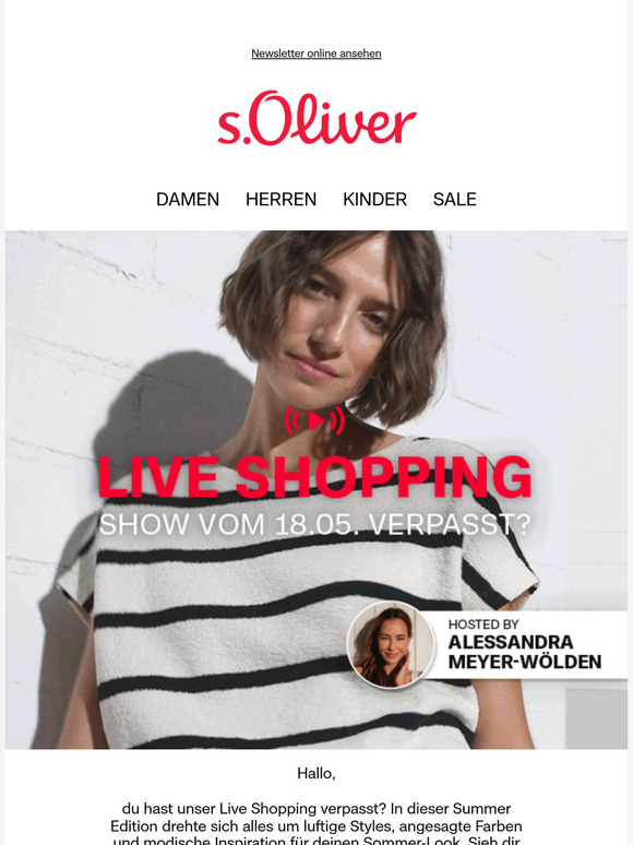 Live Shopping Show verpasst?