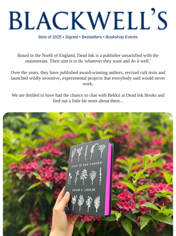 Introducing: Dead Ink Books