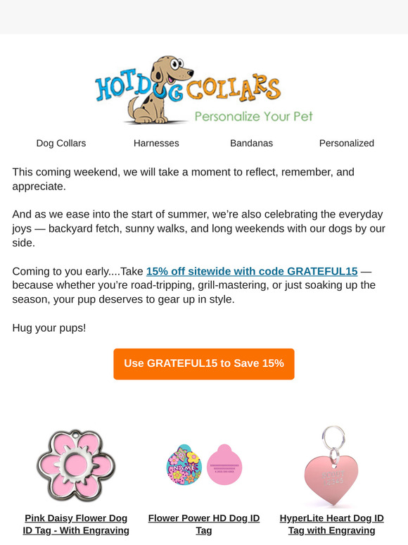 Summer Starts Here: 15% Off With Code GRATEFUL15