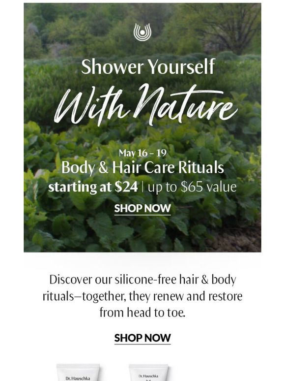 Shower Yourself with Nature | Sets starting at $24