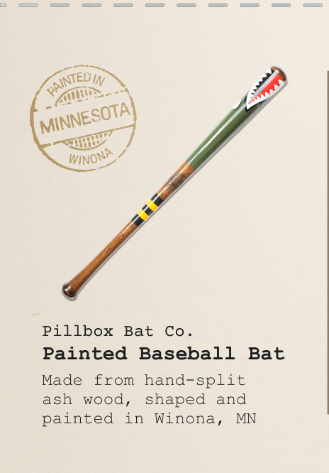 Classic Painted Baseball Bat