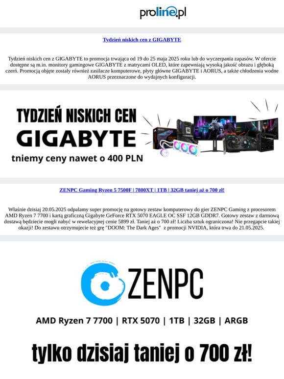 - 700 zł na ZENPC Gaming