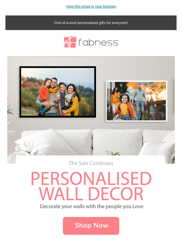 Home decor celebrating your loved ones!