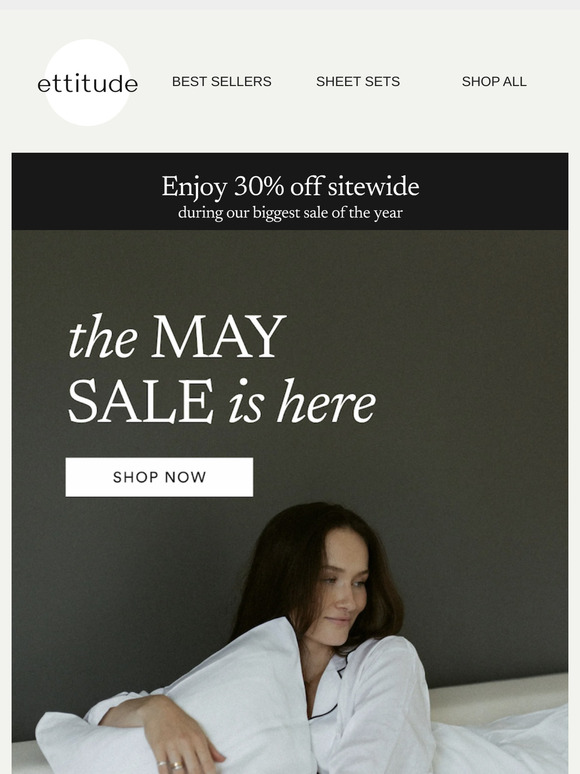30% OFF | The May Sale