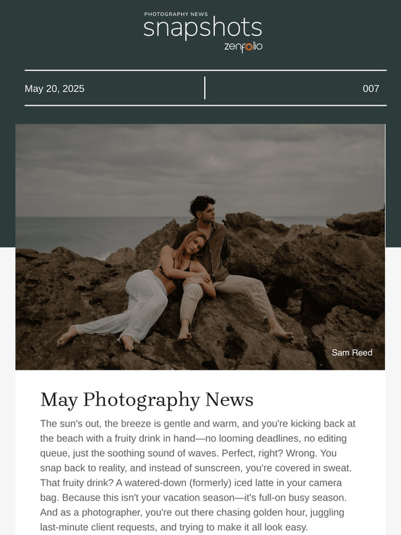📸 Snapshots Newsletter: In Great Photographers We Trust