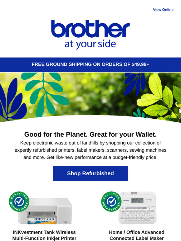 ♻️ Shop Smart: Shop Refurbished & Save