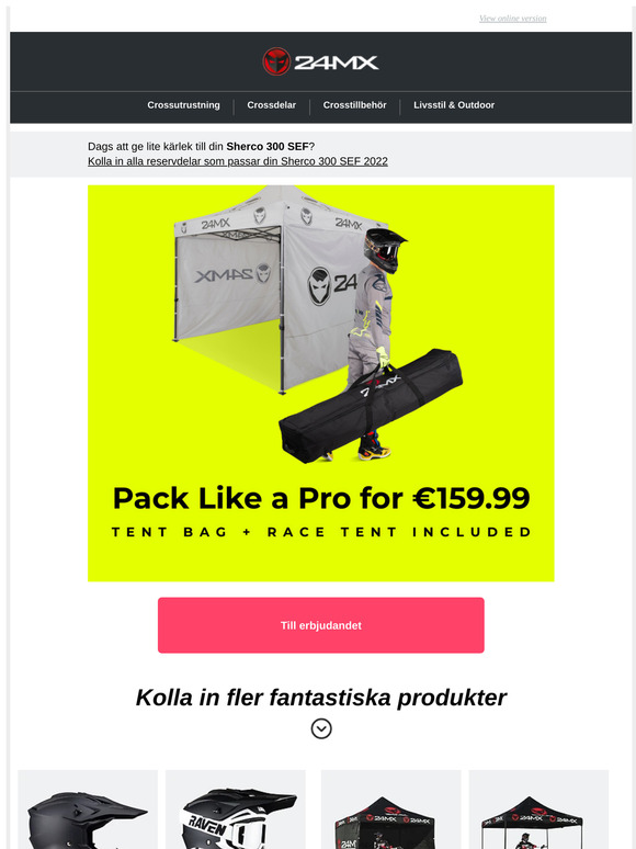 🎯 Köp tältväskan. Få tältet på köpet.