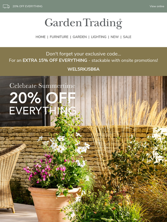 Let your flowers flourish