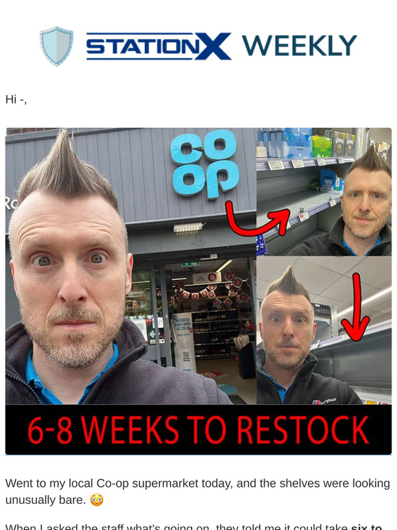 🛡️ Hackers Hit My Local Store—No Supplies Left!