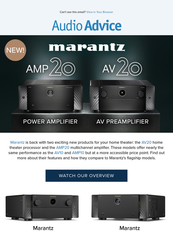 ⭐ NEW! Marantz AV20 & AMP20 Overview