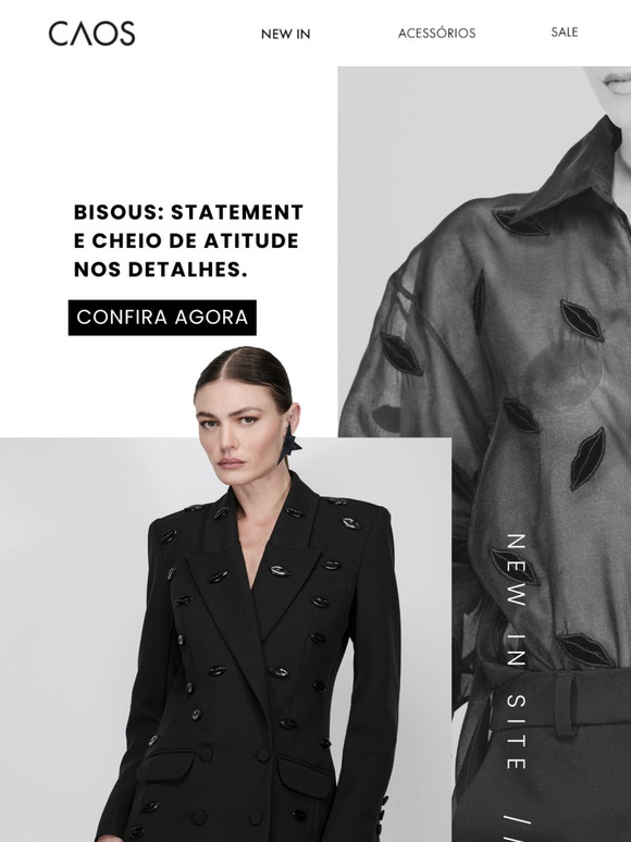BISOUS: STATEMENT E CHEIO DE ATITUDE NOS DETALHES💋