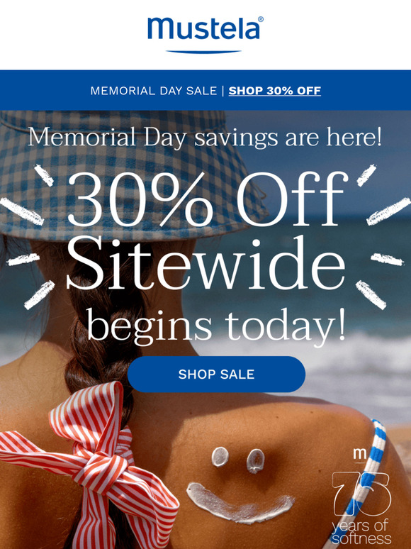 Save 30% off sitewide with code inside