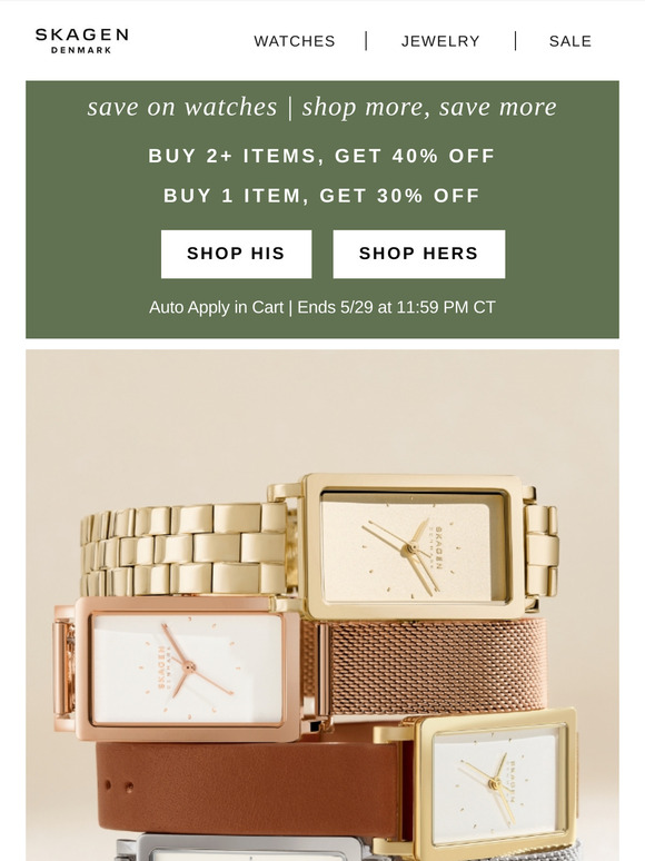 spring watches on sale now