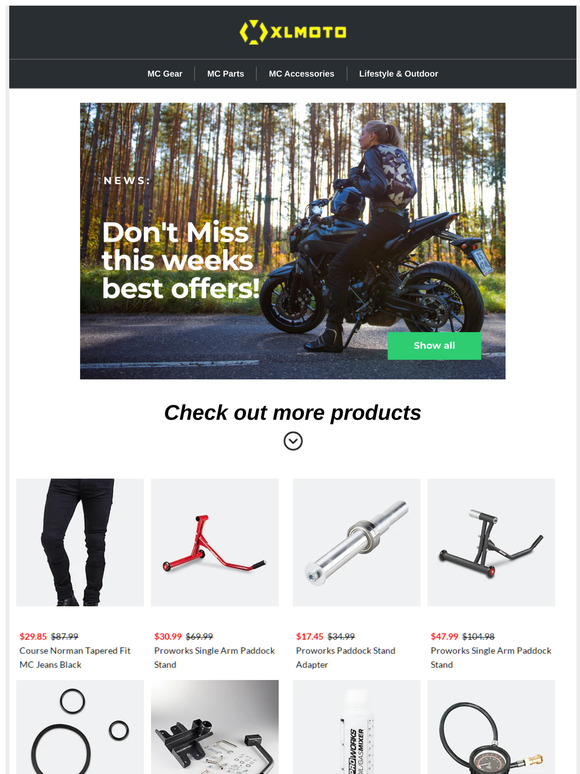 Savings on MC Parts & Gear – Shop Now!👍