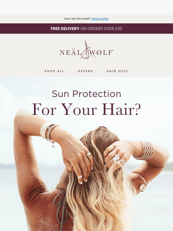 Sun protection for your hair? 😱