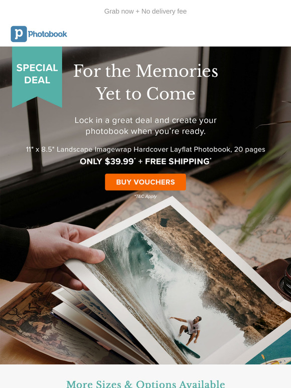 Your future photobooks @ only $39.99