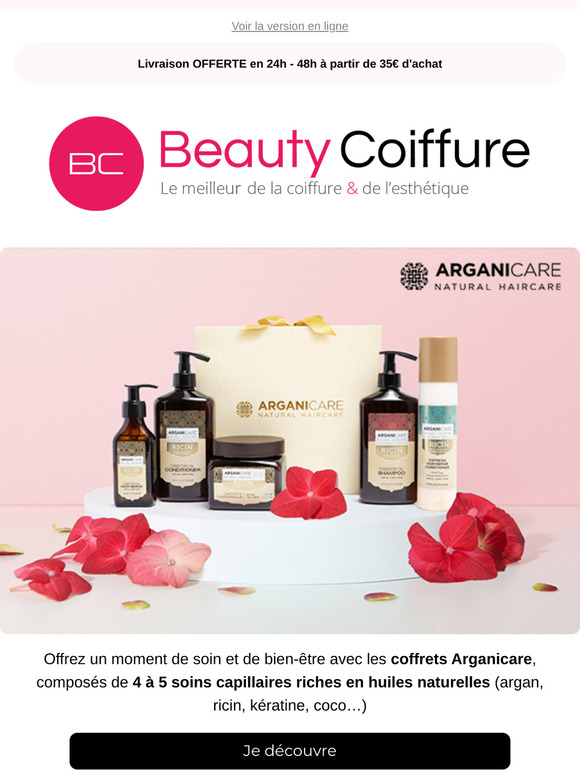 Un coffret Arganicare = 1 spray démêlant offert !
