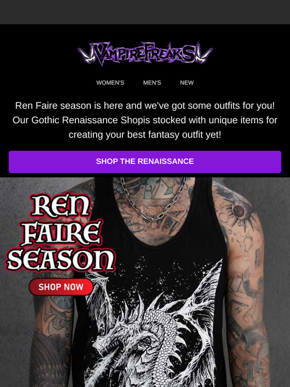 OMG, your Ren Faire outfit is ready! ⚔️